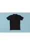 Unisex Shrink-Resistant Cotton Fabric Slim Fit Narrow Cut Gray Roll-Free Polo Neck T-Shirt - 4
