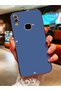 Petrol Blue Edges Luxury Silicone Case for Huawei P Smart 2019 with Gold Detail