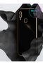 Petrol Blue Edges Luxury Silicone Case for Huawei P Smart 2019 with Gold Detail - 5