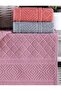100% Cotton Soft Water Absorbent Natural 50/90 6 Pieces Towel Baklava - 4