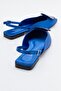 GEVEL Sax Blue Satin Women's Ballerinas - 5