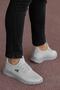 Men's Gray Casual Comfortable Lace-Up Sports Shoes Mesh Anti-Sweat High Sole Sneaker - 4