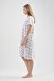 Women's Short Sleeve Rosebloom Nightgown 1C6T1N1O63-0000 - 4