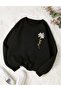 Happy Daisy Printed Crew Neck Unisex Sweatshirt