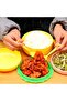 Hamburger designed fork knife storage and nutrition container box - 2