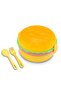 Hamburger designed fork knife storage and nutrition container box - 3