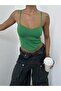 Women's Sport Cut Crop Knitwear Blouse - 2