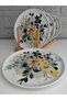 6 LUXURIOUS PORCELAIN FLOWER CAKE PLATE 20CM 6 LUXURIOUS PORCELAIN FLOWER CAKE PLATE 20CM - 2