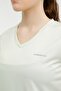 W-CT127 BASIC PES V NECK PASTEL GREEN Women's Short Sleeve T-Shirt - 4