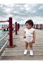White Baby Bodysuit with Elastic Waist