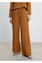 Satin Palazzo Trousers - 8