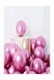 Chrome Shiny Balloon Pink Color 10 Pieces Mirrored Balloon 30 Cm - 2