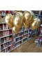 Chrome Shiny Balloon Gold Gold Color 10 Pieces Mirrored Balloon 30 Cm - 3