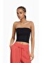 Strapless Crop Blouse