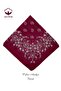 Add 4 to Cart Pay 3 Campaign 100% Cotton Crush Pattern Burgundy