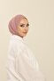 Cool Pink Practical Combed Cotton Shawl - Women's Hijab Velcro Hijab Bonnet - 4