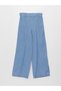 Elastic Waist Wideleg Women's Jean Trousers - 6