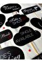 10 Pieces Wedding/After Party Black Speech Bubble Set with Sticks - Just Married - Kiss The Bride - 3