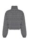 Black Tweed Cropped Puffer Jacket TWOAW24MO00028 - 8