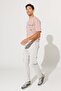 Men's Stone Slim Fit Narrow Cut Cargo Pocket Cotton Flexible Trousers - 4