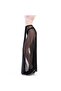 Parakini Women's Black Tulle Transparent Skirt