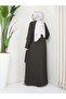 MOTHER LARGE SIZE FRONT AND SLEEVE Rhinestones Elegant GOWN DRESS 1734 - 2