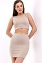 Women's Skirt-Crop 2-Piece Set Corduroy Full Lycra - 4