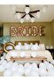 Bride To Be Bachelorette Party Flying Balloon Looking Ceiling Sticking Balloon Set White - 5