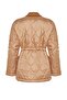 Camel Oversize Stamp Detailed Quilted Water Repellent Puffer Jacket TWOAW24MO00108 - 8
