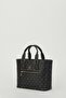 Black Monogram Women's Long Strap Shoulder Bag 05PO23Y1729 - 4