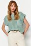 Mint Pocket Detailed Knitwear Sweater TWOAW24SV00002 - 2