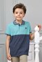 Bb-23/y1-025/1 Striped Children's Polo Collar T-shirt - 2