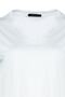 Beyaz V Yaka Basic %100 Pamuk Örme T-Shirt TBBSS22BF0028 - 7