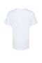 Beyaz Relaxed Bisiklet Yaka Yırtmaçlı %100 Pamuk Örme T-Shirt TBBSS22BF0031 - 8