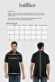 Men's Red Pocketless Polo Collar Printed Cotton T-Shirt - 3