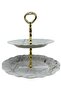 Two-Tier Presentation, Treat, Tiered Serving Plate, Sugar Bowl, Chocolate Plates - 2