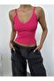 Women's Curved Crop Knitwear Blouse