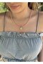 Seashell sand bead women's necklace