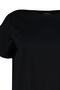Siyah Regular Fit Basic Bisiklet Yaka %100 Pamuk Örme Büyük Beden T-Shirt TBBSS22TS0733 - 7