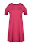 Fuchsia A-line Cut-Out Detailed Knitted Dress TBBSS22EL2986 - 6