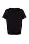 Siyah Oversize Fit Balık Baskılı %100 Pamuk Örme Büyük Beden T-Shirt TBBSS22TS2121 - 8