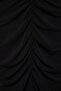 Siyah Bodycone/Vücuda Oturan Kemerli Drape ve Yırtmaçlı Örme Elbise TBBSS22AH00008 - 8