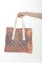 Cloth Bag Anatolian Ethnic Kilim Pattern Printed Tote Bag - 8