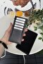 Men's Black Long Wallet Genuine Leather Portfolio with Phone Compartment Long Men's Wallet |   Boston - 6