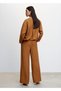 Satin Palazzo Trousers - 4