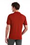 Claret Red Comfort Fit Plain Polo Collar Rayon Knitwear T-Shirt - 6