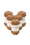 Pure Cotton 5-Piece Light Brown Hand Knitting Yarn