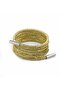 Crystal Stone Shiny Stone Shoelaces 100 cm 1 Pair (YELLOW) - 3