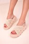Beige Women's Sandals 18233 - 3