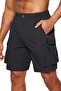 Men's Camping Hiking Travel Quick Dry Multi-Pocket Outdoor Shorts